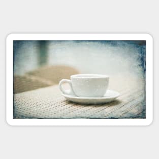 White Cup#2 Sticker